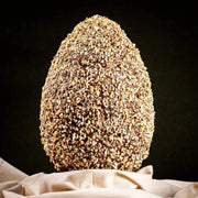 Uovo di Pasqua al Cioccolato Fondente da 500 gr , in regalo gli orecchini Siciliani.